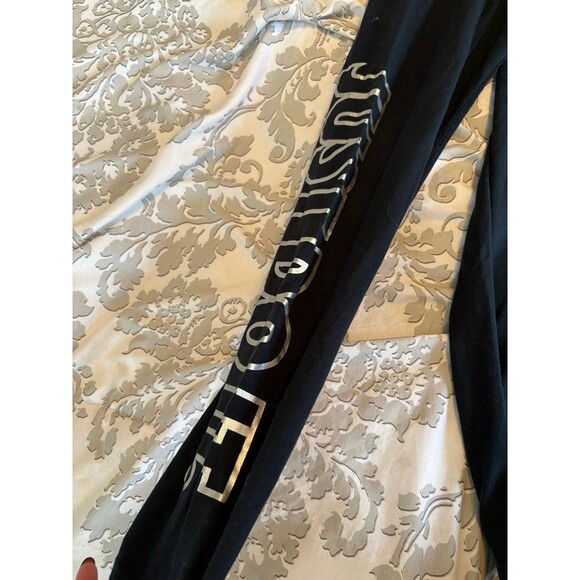 Black and Metallic Just Do It Nike Leggings - Picture 4 of 4